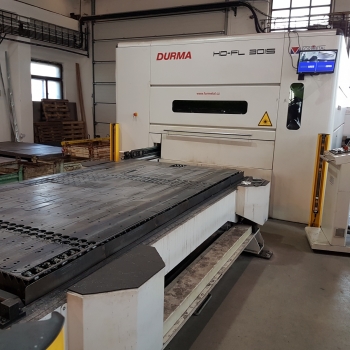 Nabídka vláknového laseru DURMA, model HD-FL 3015/2 kW